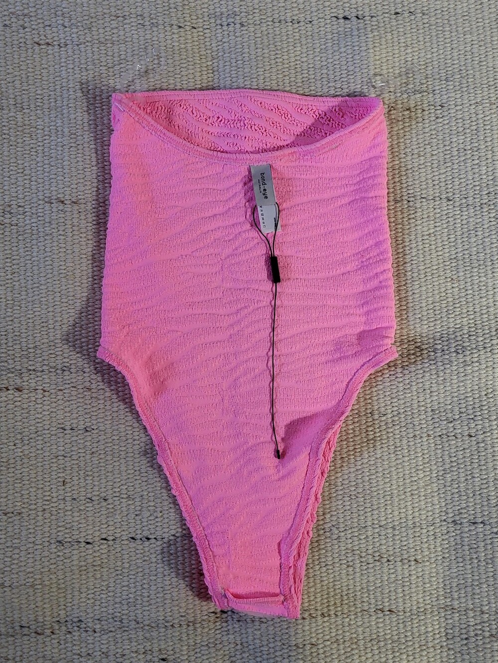 NWOT Bond-Eye Fane One Piece Swimsuit in Pink Tiger - Picture 2 of 8